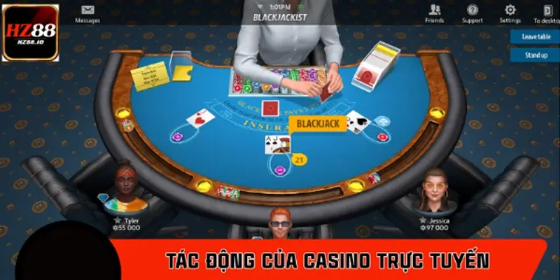 Tác động của casino trực tuyến đến thói quen người dùng